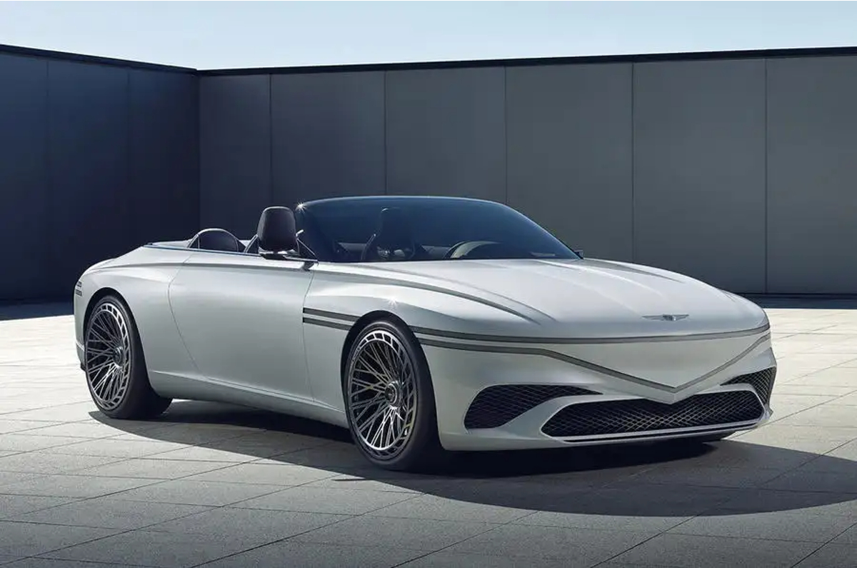 Genesis X Convertible EV luxury concept revealed; design, interior